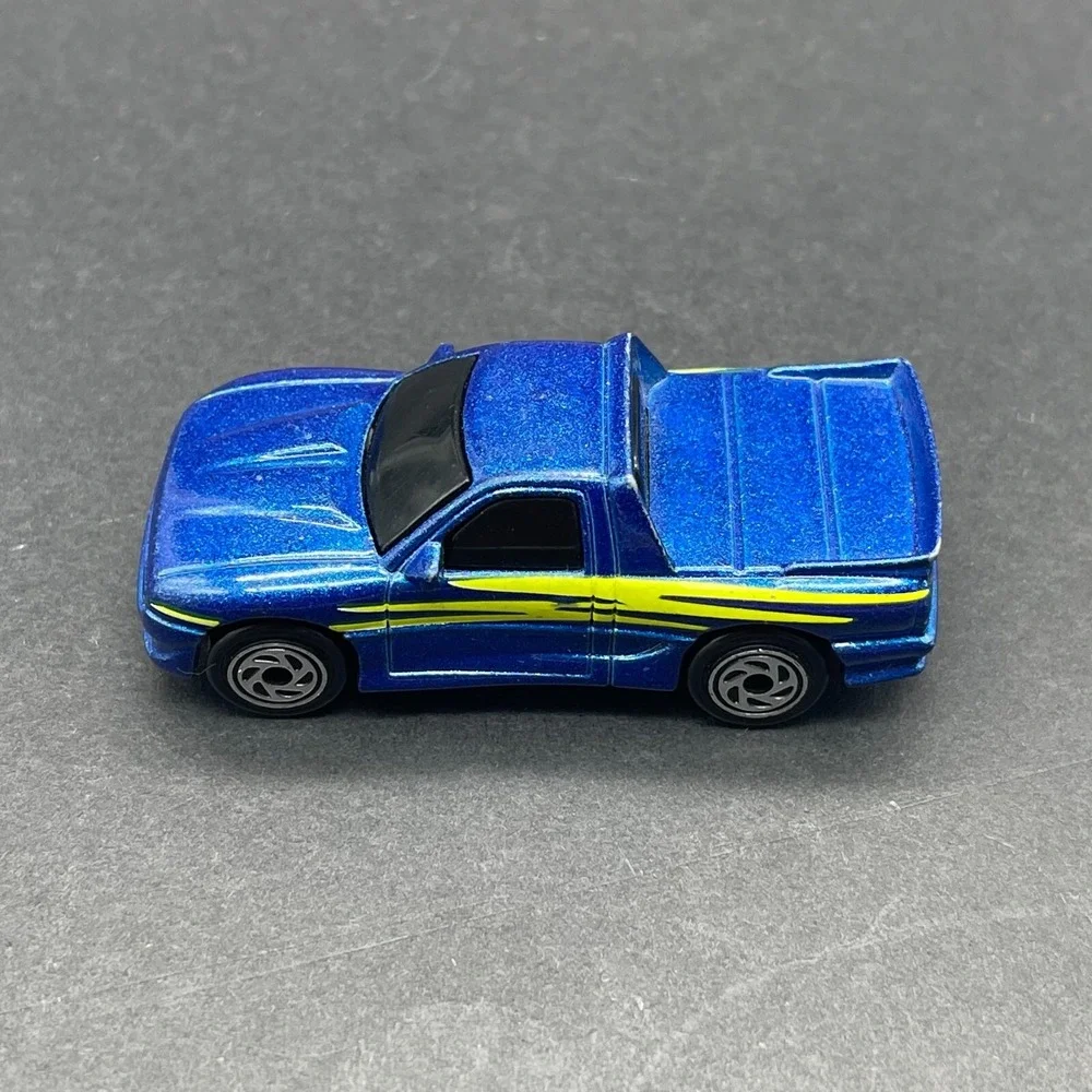 Matchbox The Buster 1990's Pickup Truck Blue Graphics Diecast‎ 1/64 Scale Loose